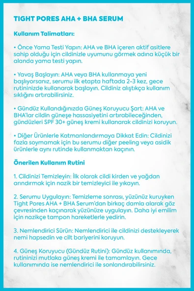 İnkorea Gözenek Sıkılaştırıcı Aha + Bha Serum - Tight Pores Aha + Bha Serum - 4