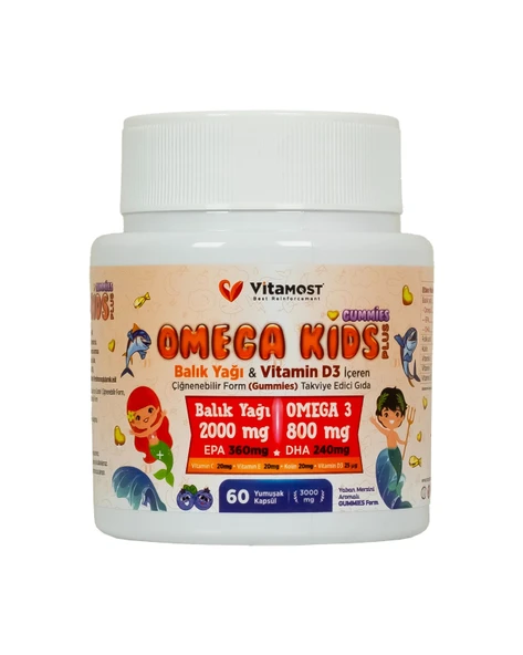 OMEGA KİDS PLUS 60 JELIBON