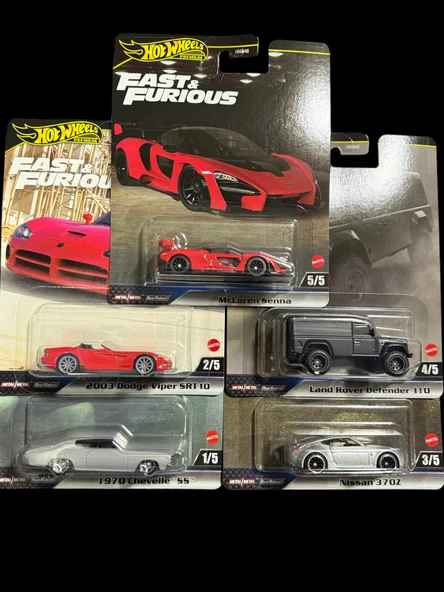 HotWheels Premium Fast & Furious Set 2025 Mix HNW46 -979J