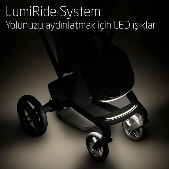 Maxi-Cosi Fame-Pebble 360 Pro Portbebeli Led Işıklı Entegre Telefon Şarj Üniteli Premium Bebek Arabası Twillic Graphite - 5