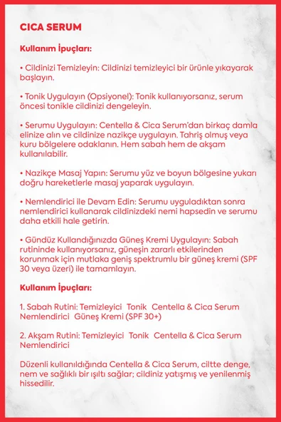 İnkorea Yatıştırıcı Ve Onarıcı Serum Cica Serum - 4