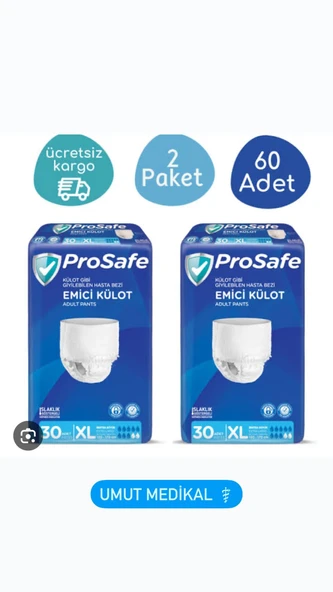 Prosafe Yetişkin Emici Külot Xlarge 30'lu x2