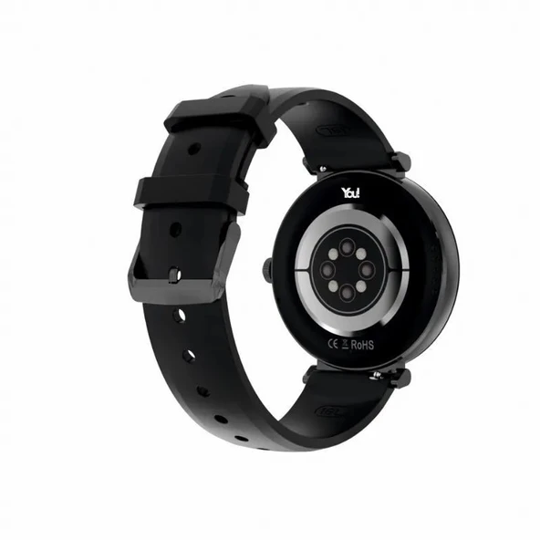 You Watch F15-YF150 You Smart Black & Black Silicon Bayan Kol Saati - 3