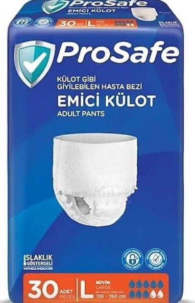 Prosafe Yetişkin Emici Külot Büyük (L) 30'lu ürün görseli
