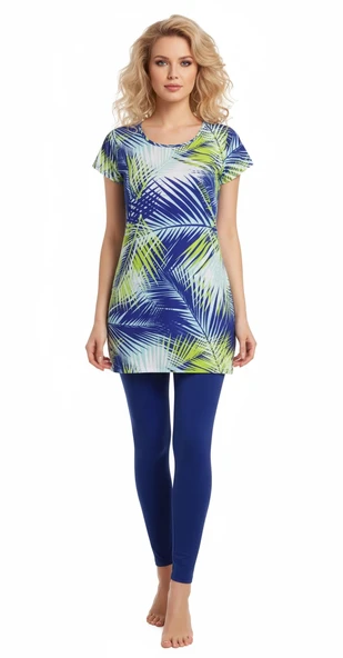 HAWAİ YAPRAK BASKI TAKIM 22215 ŞAHİNLER ürün görseli