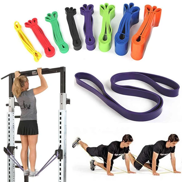 208cm Egzersiz Fitness Direnç Stretch Yoga Egzersiz Lastiği - 2