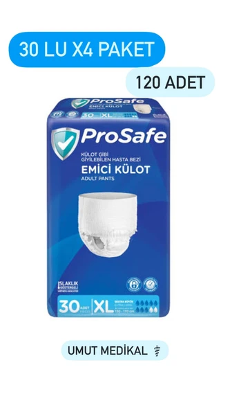 Prosafe Yetişkin Emici Külot Xlarge 30'lu x4