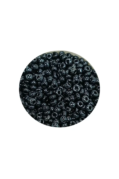 Dökme Cam Kum Boncuk (11/0) 2 mm - 20 Gram -  Koyu Yeşil - BNC019 - Resim 2