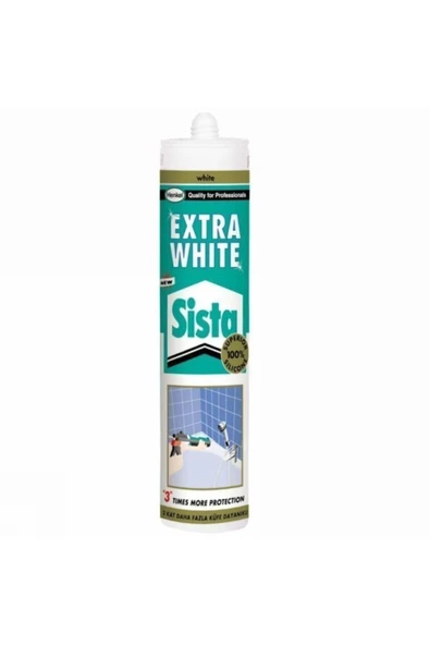 Sista Extra White Banyo Duşakabin Silikonu 280 ml