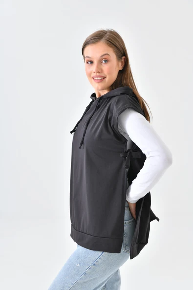 Kuşaklı Sweatshirt - 4
