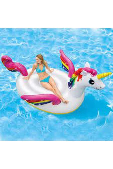 INTEX İntex Mega Unicorn Island Tek Boynuzlu At 287cm 57281