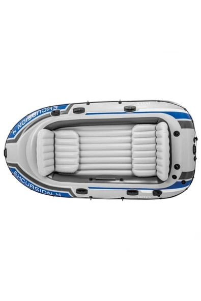 INTEX Excursion 4 Şişme Bot Set - Ib68324 Garantili - 3