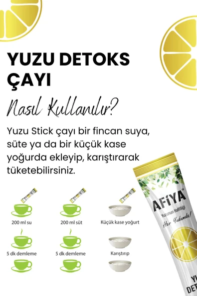 Matcha Ve Yuzu Detoks Çayı, Diyet Form Çayı 100 gr - 2