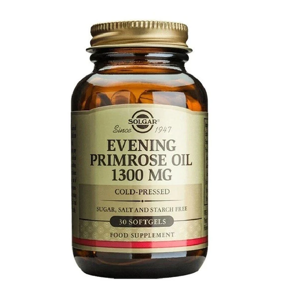 Solgar Evening Primrose Oil 1300mg 30 SoftGel Kapsül ürün görseli