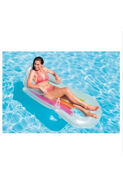 INTEX Sultan Koltuğu Bardak Yuvalı 160x85 Cm. - 4