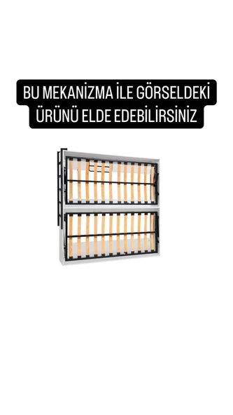 MODAMOB Akıllı Mobilya Duvar Yatağı Ranza Mekanizması(KENDİ DUVAR YATAĞINI YAP) - 4