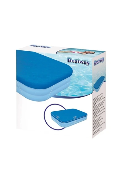 BESTWAY 58108 Havuz Üst Kapama Bezi 305 Cm X 183 Cm Dikdörtgen Havuz Örtüsü