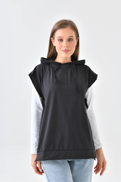 Kuşaklı Sweatshirt - 8