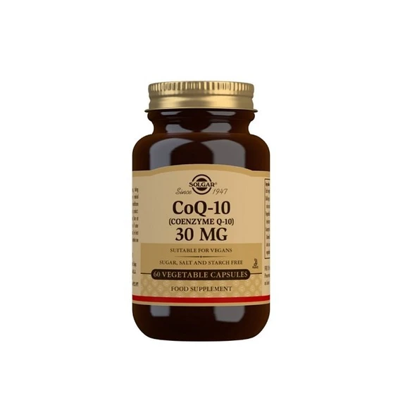 Solgar Coenzyme Q10 30mg 60 Vegi Kapsül ürün görseli