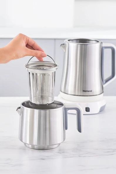Royaltea Elegant 1775h Konuşan Çay Makinesi Inox Beyaz - 2