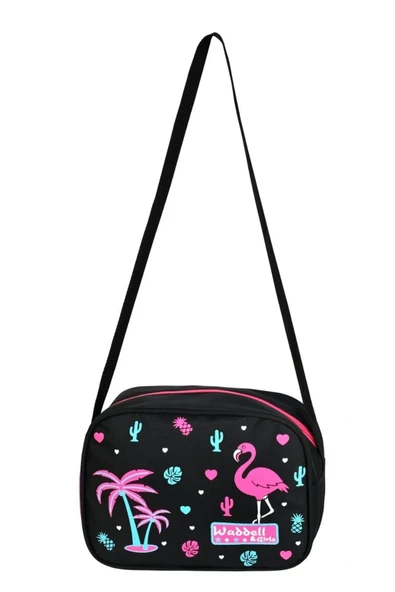 Waddell Flamingo Desenli İlkokul + Beslenme Çantası 3001 - 4