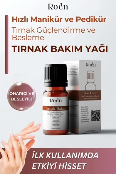 Tırnak Bakım Yağı, Tırnak Eti Bakım Yağı, Tırnak Güçlendirici Doğal Tırnak Bakım Yağı 20ml - 3