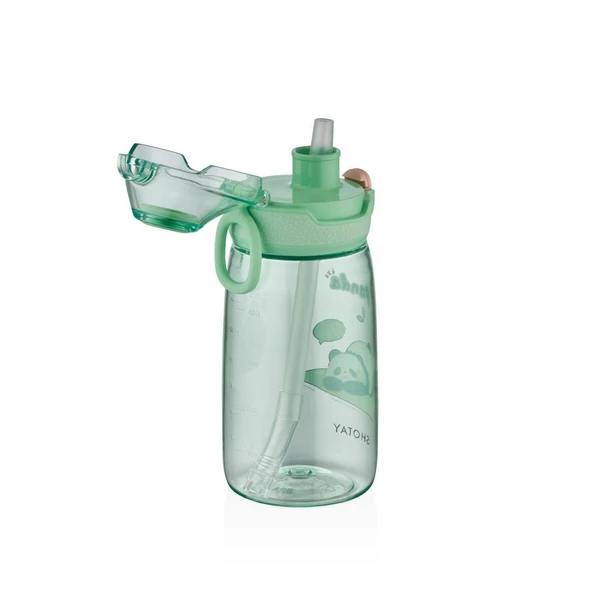 Shotay Child Çocuk Su Matarası Tritan Yeşil 550Ml - 2