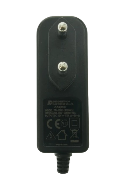 12V 2A Modem ve Arduino Uyumlu Plastik Kasa Priz Tipi Adaptör TPA158K-18120-EU - 4