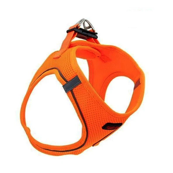 Tailpetz Air Mesh Köpek Göğüs Tasması XSmall 32x36 cm Neo Turuncu