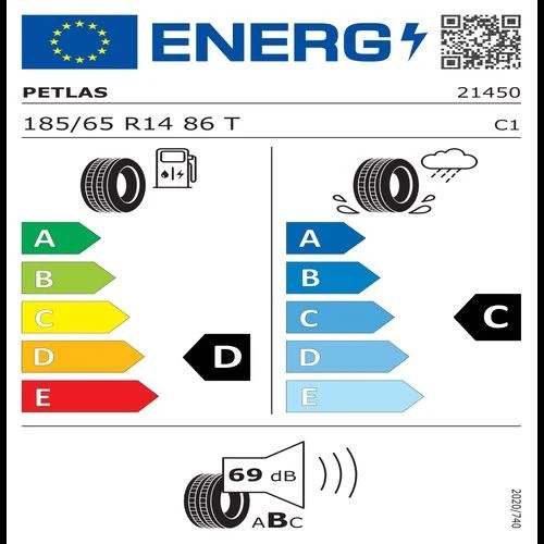 Petlas 185/65 R14 86T Elegant Pt311 Oto Yaz Lastiği (Üretim Tarihi:2025) - 3