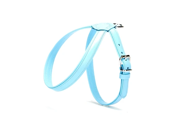 Doggie Flotter El Yapımı Deri Köpek Göğüs Tasması 1,2 x 25 -35 cm Beyaz ürün görseli