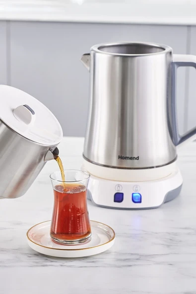 Royaltea Elegant 1775h Konuşan Çay Makinesi Inox Beyaz - 3