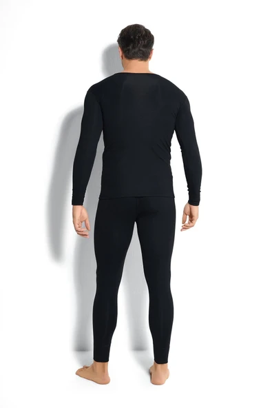 Jiber 160 Erkek Likralı Uzun Kollu Termal İçlik Üst - 3