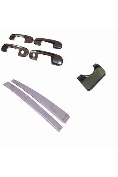 7 Parça Krom Set Yazısız Model No:12