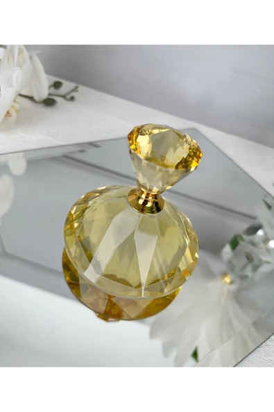 KRİSTAL ELMAS DEKOR ŞİŞE GOLD 10X11 - 3
