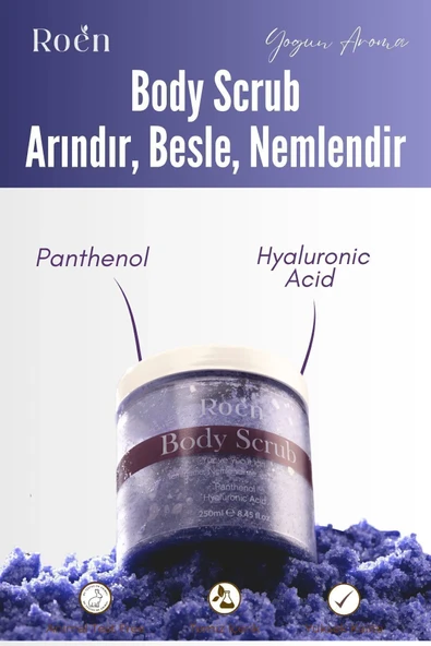 Vücut Peelingi, Body Scrub ,besleyici, Arındırıcı, Yenileyici Ve Yoğun Nemlendirici Scrub 250ml - 2