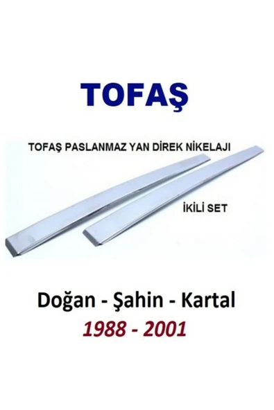 Tofaş Doğan Şahin Kartal Orta Direk Marşpiyel Krom Seti Sağ Sol - 3