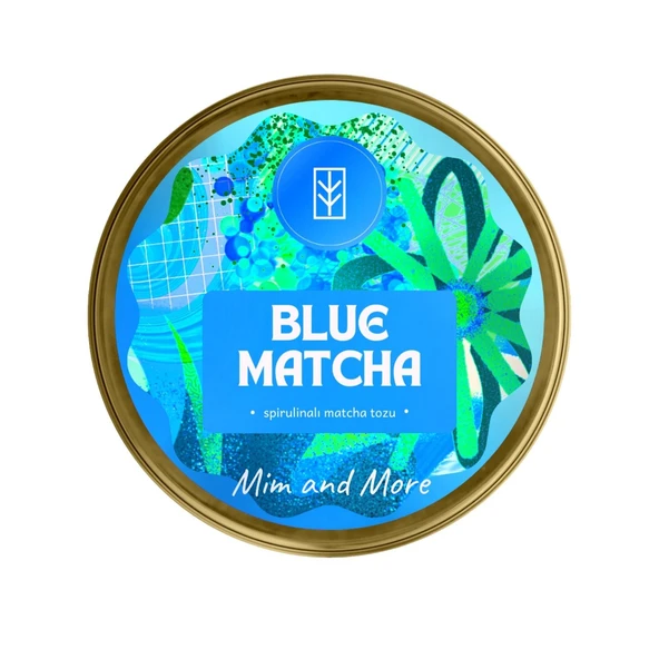 Blue Matcha - Mavi Spirulina Superfood Matcha Tozu, 25 Gr