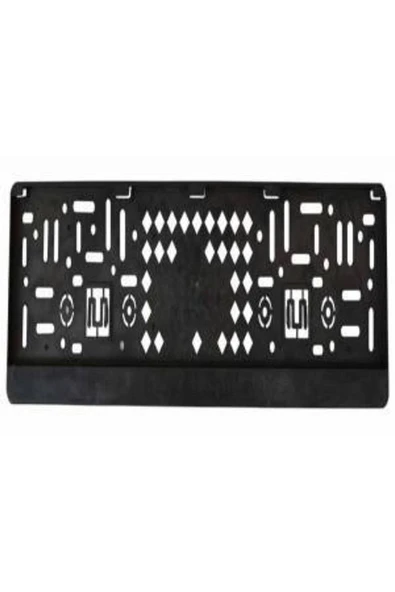1 Adet Plastik Yazısız Plaka Altlığı Geçme Kare  Plakalık 31CmX13Cm Standart Kare Tip - 4