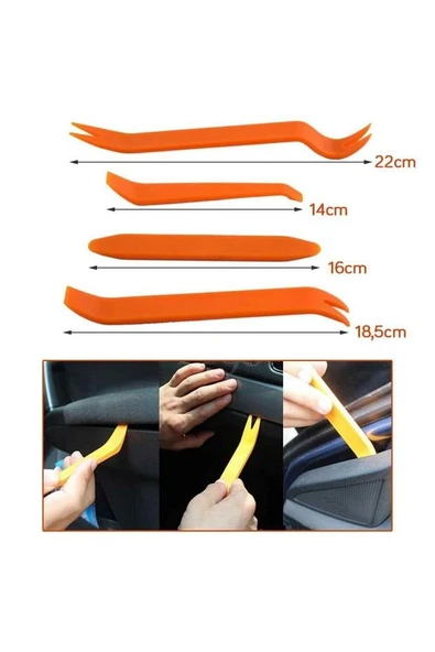 Carub Oto Iç Panel - Teyp Sökme Aparat Seti Torpido Ve Kapı Sökme Aparatı - Resim 3