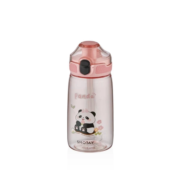 Shotay Child Çocuk Su Matarası Tritan Pembe 550Ml
