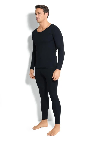 Jiber 160 Erkek Likralı Uzun Kollu Termal İçlik Üst - 2