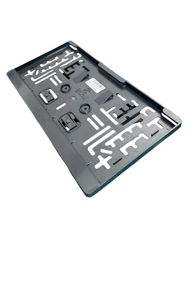 1 Adet Plastik Yazısız Plaka Altlığı Geçme Kare  Plakalık 31CmX13Cm Standart Kare Tip - 2