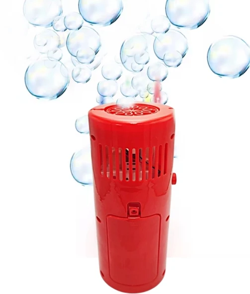 Pilli Taşınabilir Köpük Makinesi - Led Işıklı - Müzikli Köpük makinesi 2 Tüp Köpüklü SU HEDİYE ! - 4