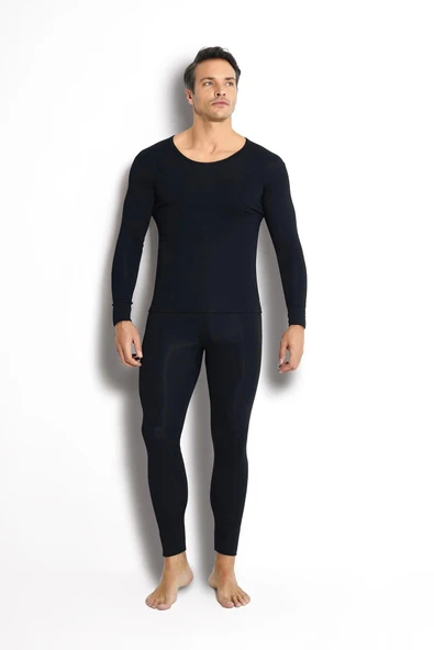 Jiber 160 Erkek Likralı Uzun Kollu Termal İçlik Üst