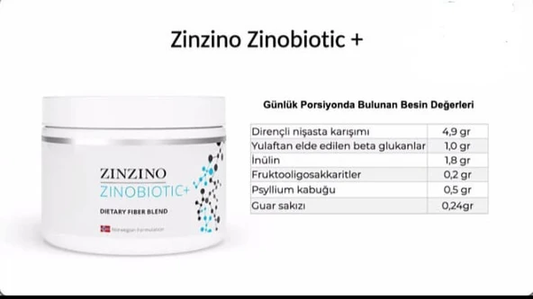 Zinzino Zinobiotic+ Probiotik Besin Takviyesi 180 gr - 5