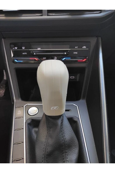 Silikon Volkswagen Dsg Otomatik Vites Topuzu Kılıfı Bej - 2