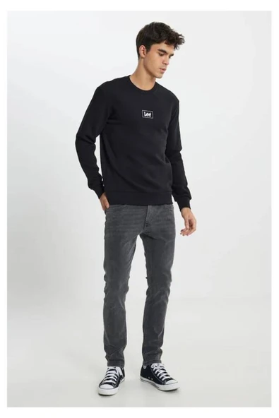 Riders by Lee  Regular Fit Normal Kesim Bisiklet Yaka Siyah Sweatshirt L242499001S - 2