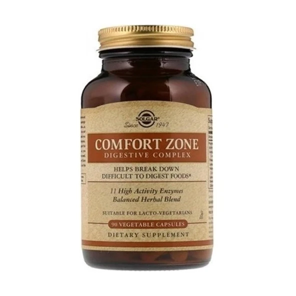 Solgar Comfort Zone Digestive Complex 90 Vegetable Capsules ürün görseli