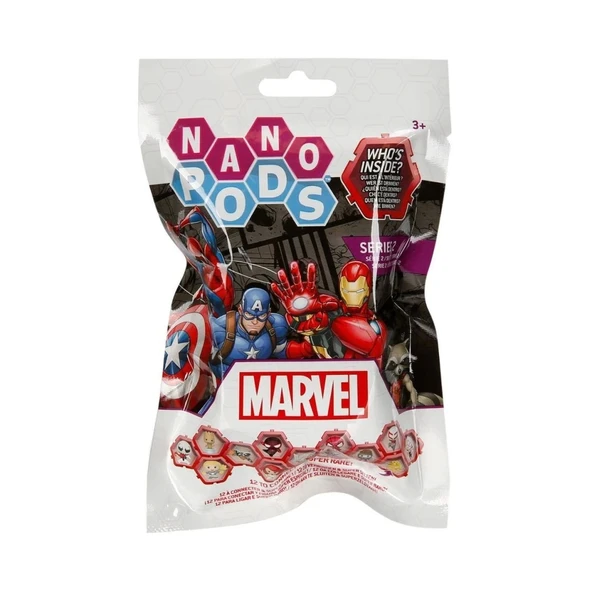 402786 Marvel Figür Nano Kapsül Sürpriz Paket -Sunman